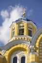 Outside fragments of St. Vladimir cathedral. Kiev, Ukraine Royalty Free Stock Photo