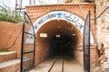 Outside gate Khewra salt mine Royalty Free Stock Photo