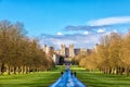 Outside landscape of Medieval Windsor Castle