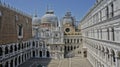 Outside looking of Doges palace in Venice Italy Royalty Free Stock Photo