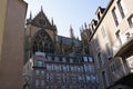 Outside Metz Cathedral