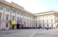 Outside the Palazzo Reale Royalty Free Stock Photo