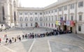 Outside the Palazzo Reale