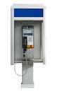 Public phone getting to be vintage Royalty Free Stock Photo