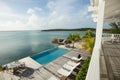 Waterside pool, Exuma, Bahamas