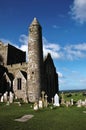 Outside Rock of Cashel, Ireland Royalty Free Stock Photo