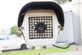 Outside security cameras cover multiple angles.