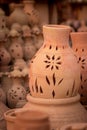 Ceramic pottery outside Nizwa Souq, Oman.