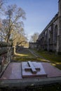 Outside of St Machar`s Cathedral in Seaton Park, Aberdeen