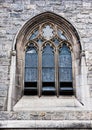 Outside View of Church Window Royalty Free Stock Photo