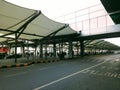 Outside view of Indhira gandhi international airport new Delhi igi exit