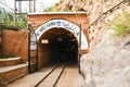 Outside view Khewra salt mine Royalty Free Stock Photo