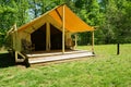 Outside View of the Luxury Camping at the Explore Park Royalty Free Stock Photo