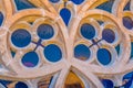 Outside view of the main window of the cathedral at Palma de Mallorca, Spain