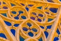 Outside view of the main window of the cathedral at Palma de Mallorca, Spain