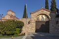 Outside view of Monastery Souroti of St. John the Theologian, St. Paisios Athonite and St. Arsen Royalty Free Stock Photo