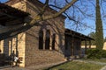 Outside view of Monastery Souroti of St. John the Theologian, St. Paisios Athonite and St. Arsen Royalty Free Stock Photo