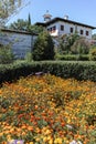 Outside view of Rozhen Monastery of the Nativity of the Mother of God, Bulgaria Royalty Free Stock Photo