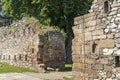 Outside view of Ruins of Historical Pirot Fortress, Serbia