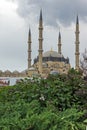 Outside view of Selimiye Mosque Built between 1569 and 1575 in city of Edirne, East Thrace, Turke Royalty Free Stock Photo