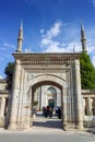 Outside view of Selimiye Mosque Built between 1569 and 1575 in city of Edirne, Turkey Royalty Free Stock Photo