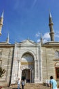 Outside view of Selimiye Mosque Built between 1569 and 1575 in city of Edirne, Turkey Royalty Free Stock Photo