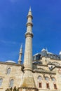 Outside view of Selimiye Mosque Built between 1569 and 1575 in city of Edirne, Turkey Royalty Free Stock Photo