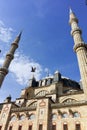 Outside view of Selimiye Mosque Built between 1569 and 1575 in city of Edirne, Turkey Royalty Free Stock Photo