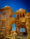 Outside view of Somnath Temple in Gujarat India, Somnath temple view, Famous Hindu Temple of Somnath