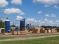 Outside View of a South Georgia Lumber Yard Royalty Free Stock Photo