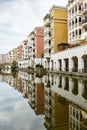 On the outskirts of the apartment building Royalty Free Stock Photo