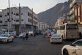 Outskirts of Mecca, view on surrounding hills. Poverty and social issue in Mecca Saudi Arabia