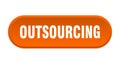 outsourcing button Royalty Free Stock Photo