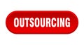 outsourcing button Royalty Free Stock Photo