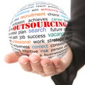 Outsourcing concept Royalty Free Stock Photo