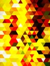 An outstanding drop-dead geometric illustration of designing pattern of colorful squares Royalty Free Stock Photo