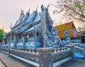 Impressive Ubosot of Silver Temple, Chiang Mai, Thailand