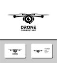 Outstanding logo template design for drone consultant companies