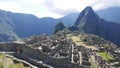 Outstanding view of Machu Picchu ruins