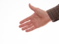 Outstretched hand Royalty Free Stock Photo