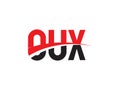 OUX Letter Initial Logo Design Vector Illustration Royalty Free Stock Photo