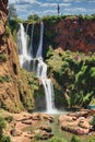 Ouzoud waterfalls in Morocco Royalty Free Stock Photo