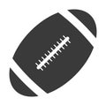 Oval Ball for playing Rugby American football game