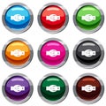 Oval belt buckle set 9 collection