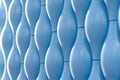 oval blue wall tiles, the kind of angle Royalty Free Stock Photo
