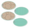 oval easter labels