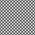 Oval elements and wavy lines grid pattern. Seamless texture Royalty Free Stock Photo