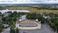 Oval estate in the form of a small fortress with 4 towers in the city of Trostyanets