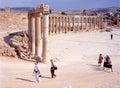 The oval forum, Jerash, Jordan Royalty Free Stock Photo