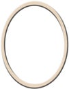 Oval frame